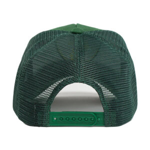 hidden hills club trucker hat green black yellow shield 3 new