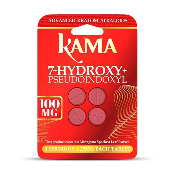 kama 7hydroxy pseudo tablets 100mg 4ct original