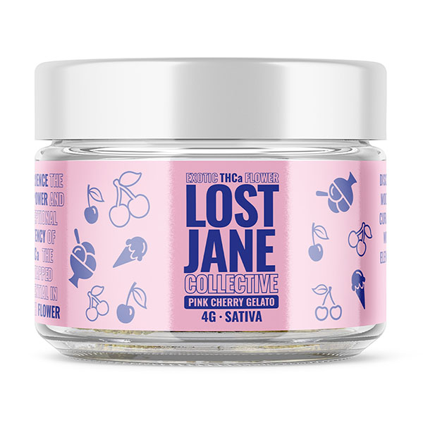 lost jane collective thca 4g flower pink cherry gelato