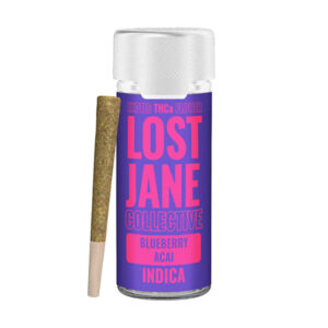 lost jane thca pre rolls 1g 5ct blueberry acai