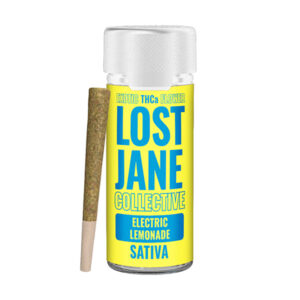 lost jane thca pre rolls 1g 5ct electric lemonade