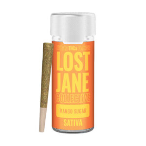 lost jane thca pre rolls 1g 5ct mango sugar