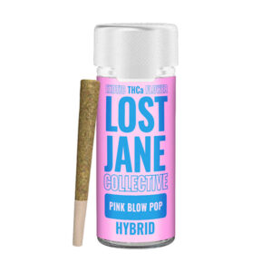 lost jane thca pre rolls 1g 5ct pink blow pop