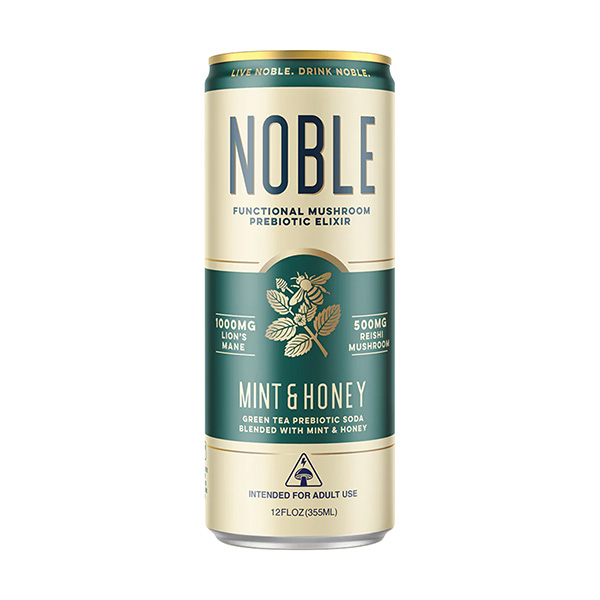 noble mushroom elixir 12oz mint honey