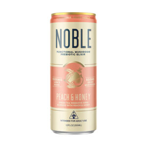noble mushroom elixir 12oz peach honey