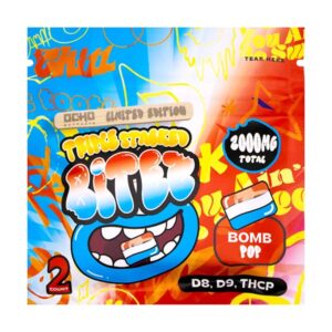 ocho extracts double stacked bitez 2000mg gummies bomb pop