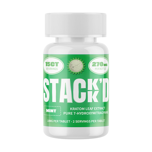 Stack’d 7-Hydroxy Tablets | (15ct) 270mg | Delta 8 Resellers
