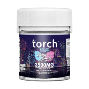 torch haymaker 3500mg gummies cotton candy new