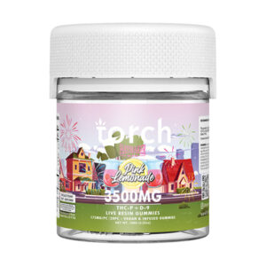 torch haymaker 3500mg gummies pink lemonade new