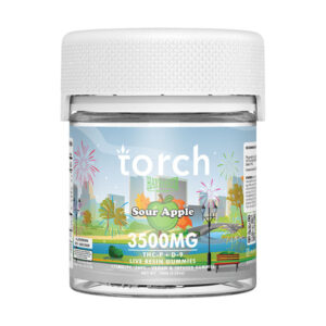 torch haymaker 3500mg gummies sour apple new