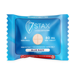 7stax 7hydroxy tablets 80mg 1ct blue razz