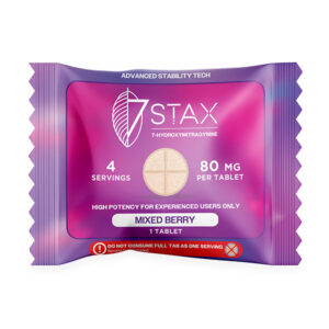7stax 7hydroxy tablets 80mg 1ct mixed berry