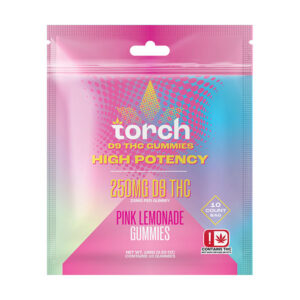 torch d9 high potency gummies v2 pink lemonade