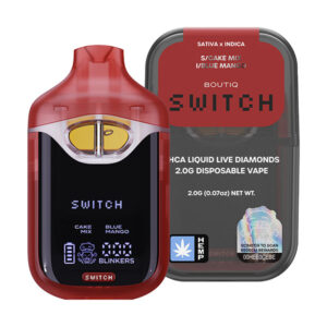 boutiq switch 2g disposable cake mix blue mango