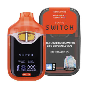 boutiq switch 2g disposable rocket pop sour apple