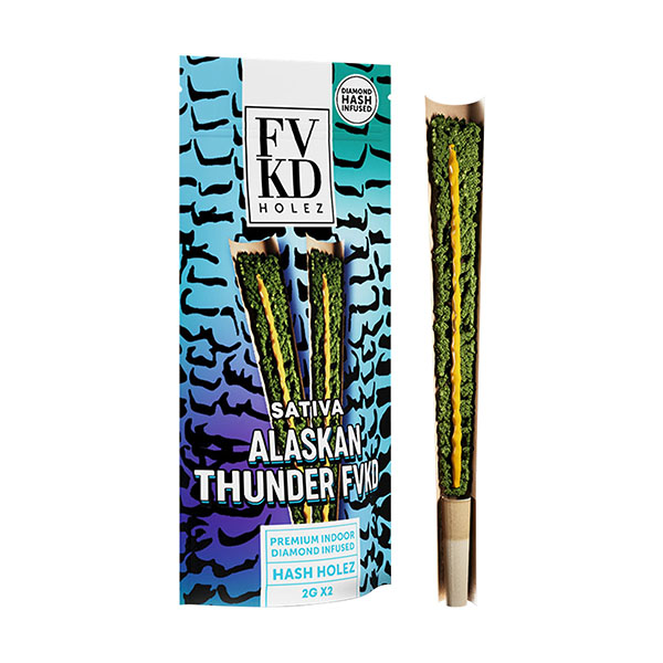 FVKD Diamond Hash Infused THCA Hash Holez Pre-Rolls | (2ct) 4g