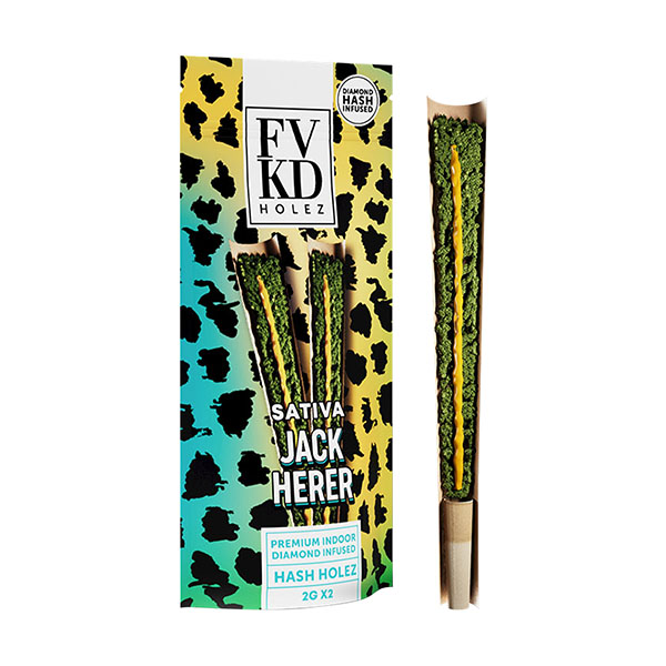 FVKD Diamond Hash Infused THCA Hash Holez Pre-Rolls | (2ct) 4g