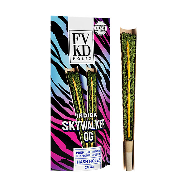 FVKD Diamond Hash Infused THCA Hash Holez Pre-Rolls | (2ct) 4g