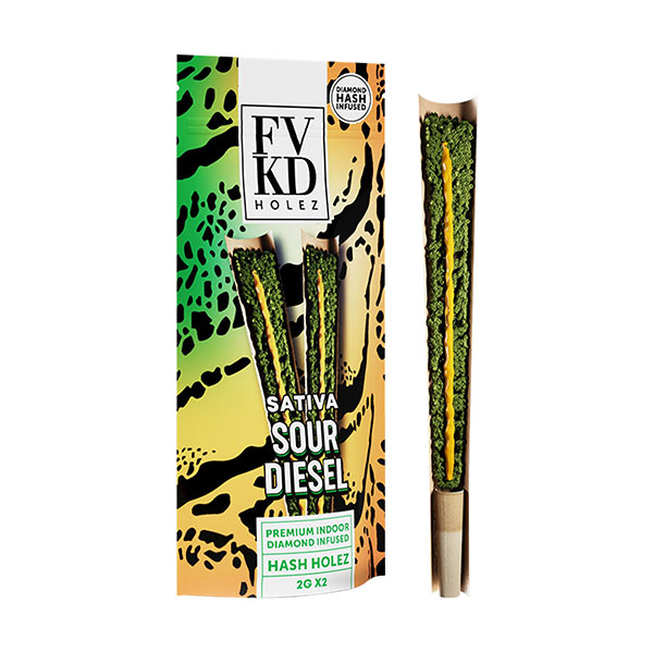 FVKD Diamond Hash Infused THCA Hash Holez Pre-Rolls | (2ct) 4g