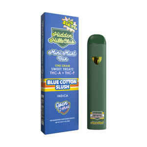 hidden hills mini mart bar 1g thca thcp disposable blue cotton slush
