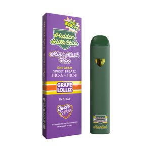 hidden hills mini mart bar 1g thca thcp disposable grape lolli