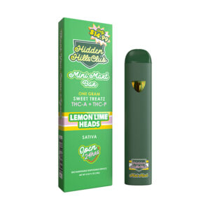 hidden hills mini mart bar 1g thca thcp disposable lemon lime heads