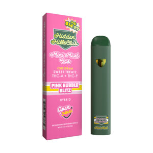 hidden hills mini mart bar 1g thca thcp disposable pink bubble blitz