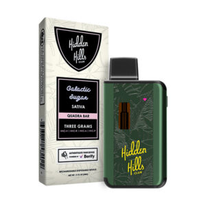 hidden hills quadra bar 3g disposable galactic sugar