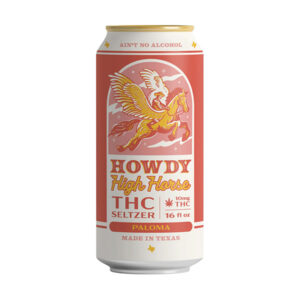 howdy high horse seltzer 10mg 16oz paloma