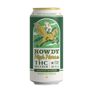 howdy high horse seltzer 10mg 16oz ranch water