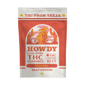 howdy low dose gummies 2.5mg 10ct paloma