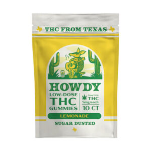 howdy low dose gummies 5mg 10ct lemonade