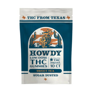howdy low dose gummies 5mg 10ct sweet tea
