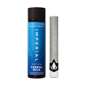 imperial 2g thca diamond loaded pre roll cereal milk