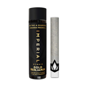 imperial 2g thca diamond loaded pre roll gold benjamin