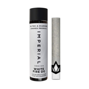 imperial 2g thca diamond loaded pre roll white fire og