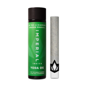 imperial 2g thca diamond loaded pre roll yoda og
