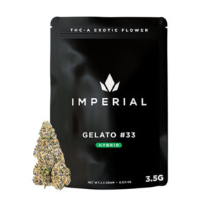imperial 3.5g thca flower gelato 33