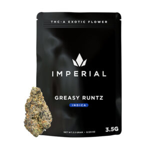 imperial 3.5g thca flower greasy runtz