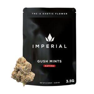 imperial 3.5g thca flower gush mints