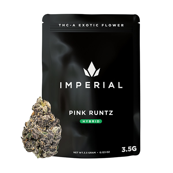 imperial 3.5g thca flower pink runtz