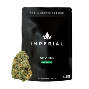 imperial 3.5g thca flower sfv og