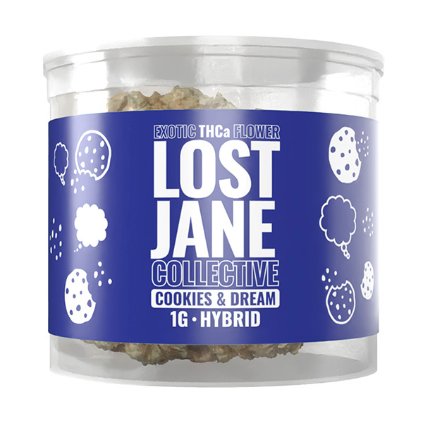 lost jane collective thca 1g flower cookies n dream