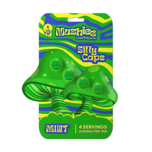 mushiez silly caps 2000mg 4ct tablets mint