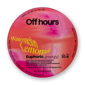 off hours gummies euphoric energy watermelon lemonade
