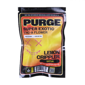 purge thca flower 3.5g lemon crippler