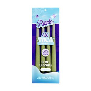 purple tcha pre rolls 1g 4ct blue dream