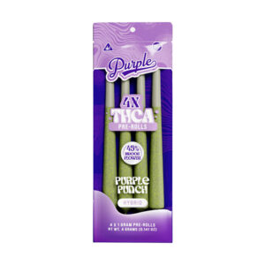 purple tcha pre rolls 1g 4ct purple punch