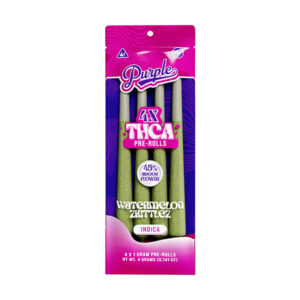 purple tcha pre rolls 1g 4ct watermelon zkittlez