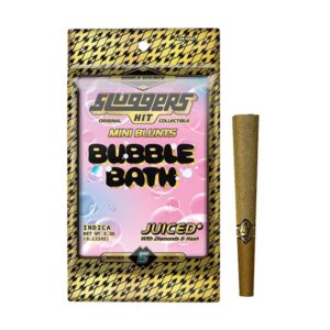 sluggers juiced mini blunts 3.5g 5ct bubble bath
